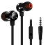 JBL T280A Black Aukštos kokybės įstatomos ausinės