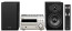 DENON HI-FI Sistema Stereo AV imtuvas su CD diskų grotuvu ir 2.0 garso kolonėlių komplektas D-M40 DAB+ 