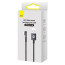 Baseus MVP 2 Elbow - Shaped USB to iP 2.4A, 1 m ilgio greito įkrovimo kabelis