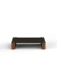 Blok STAX 2G 120 Black Ash / Natural Walnut 12 cm lentyna garso aparatūrai iš priekio