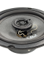 DD Audio RL-CX6.5a, koaksialinio garsiakalbio centrinio aukštadažnio detalė, matoma membrana ir jungiamieji laidai.