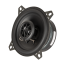 DLS Performance Advantage PA4, 100 mm koaksialinis automobilinis garsiakalbis, juoda membrana ir magnetinė sistema, vaizdas iš dešiniojo šono.