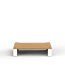 Blok STAX 2G 120 Natural Ash / Satin White Hi-Fi lentyna iš priekio
