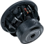 Ground Zero GZHW 30-D1, žemų dažnių garsiakalbis, 300 mm / 12", 1500 W RMS / 3000 W SPL, 2 × 1 Ω, galinė dalis