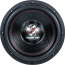 Ground Zero GZHW 30-D1, žemų dažnių garsiakalbis, 300 mm / 12", 1500 W RMS / 3000 W SPL, 2 × 1 Ω, vaizdas iš priekio