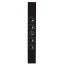 DLS Flatbox Slim XL Black sieninė kolonėlė be grotelių, matomi garsiakalbiai ir tweeter