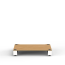 Blok STAX 2G BASE pagrindas, Natural Ash / Satin White apdaila, vaizdas iš priekio