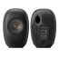 KEF LS LUXE belaidės Hi-Fi lentyninės garso kolonėlės, Eclipse Black – vaizdas iš priekio ir galo