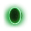DD Audio LED RGB Ring 6.5 RGB apšvietimo žiedas ant automobilinio garsiakalbio, žalios spalvos apšvietimo efektas.