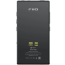 FiiO M33 R2R Black, juodas nešiojamasis muzikos grotuvas, galinis vaizdas su FiiO logotipu ir „Hi-Res Audio“ ženklais.