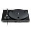 Pro-Ject E1.2 Phono juodas patefonas – aliuminio diskas ir svirtis