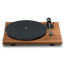 Pro-Ject E1.2 Phono riešutmedžio patefonas – priekinis vaizdas