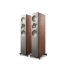 KEF Reference 3 Meta grindinių Hi-Fi kolonėlių pora Satin Walnut / Silver spalvos