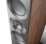 KEF Reference 3 Meta Satin Walnut / Silver kolonėlės Uni-Q garsiakalbis su MAT technologija – detalus vaizdas