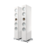 KEF Reference 5 Meta grindinių kolonėlių pora High-Gloss White / Champagne spalvos