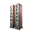 KEF Reference 5 Meta grindinių kolonėlių pora Satin Walnut / Silver spalvos