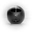 Cabasse THE PEARL MYUKI, juoda belaidė garso kolonėlė, galinėje dalyje matomos Ethernet, USB-C, optinė ir 3,5 mm garso jungtys.