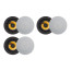 Lithe Audio Bluetooth 5 Wireless 6.5" Ceiling Speaker, belaidžių garsiakalbių komplektas (3+3) | Visada geriausios kainos garantija!