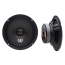 DD Audio VO-M106-S4, 165 mm vidutinių dažnių automobiliniai garsiakalbiai, 100 W RMS / 200 W MAX, 4 Ω, pora, vaizdas iš priekio ir galinės pusės.