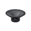 DD Audio VO-M210-S4, 250 mm vidutinių dažnių garsiakalbis, priekinis ir šoninis vaizdas su juoda membrana, plačia pakaba, DD Audio magnetine sistema ir jungiamaisiais kontaktais.