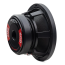 DD Audio VO-W508-S4, 200 mm automobilinis garsiakalbis, galinis ir šoninis vaizdas su masyvia magnetine sistema, tvirtinimo konstrukcija ir 4 Ω žymėjimu.