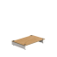 Blok STAX 2G BASE pagrindas, Natural Ash / Satin White apdaila, perspektyvinis vaizdas