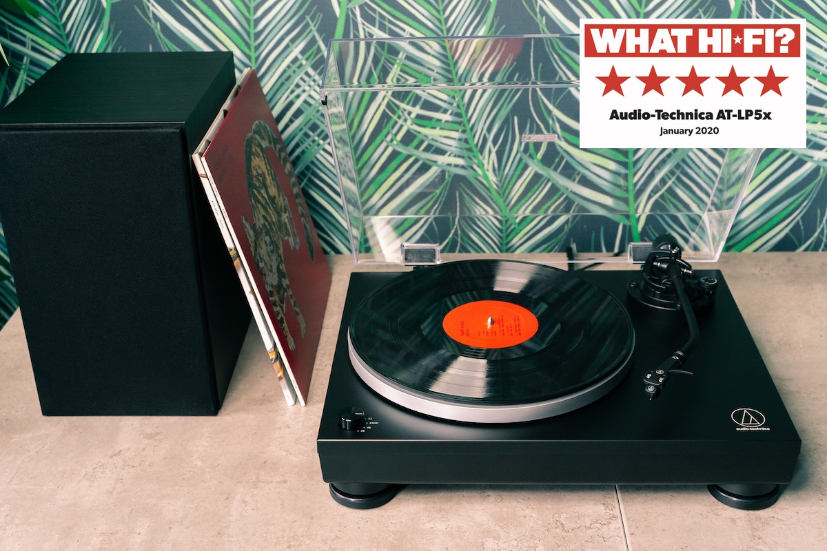 Audio-Technica AT-LP5X Pilnai mechaninis Patefonas